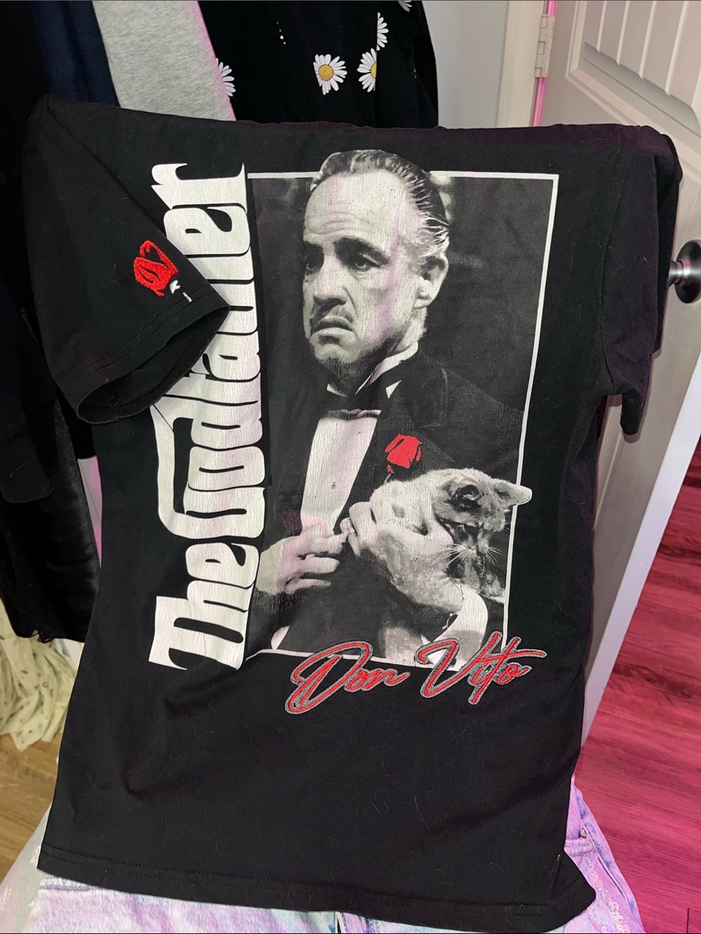 Don Vito Black Graphic Short-Sleeve Tee